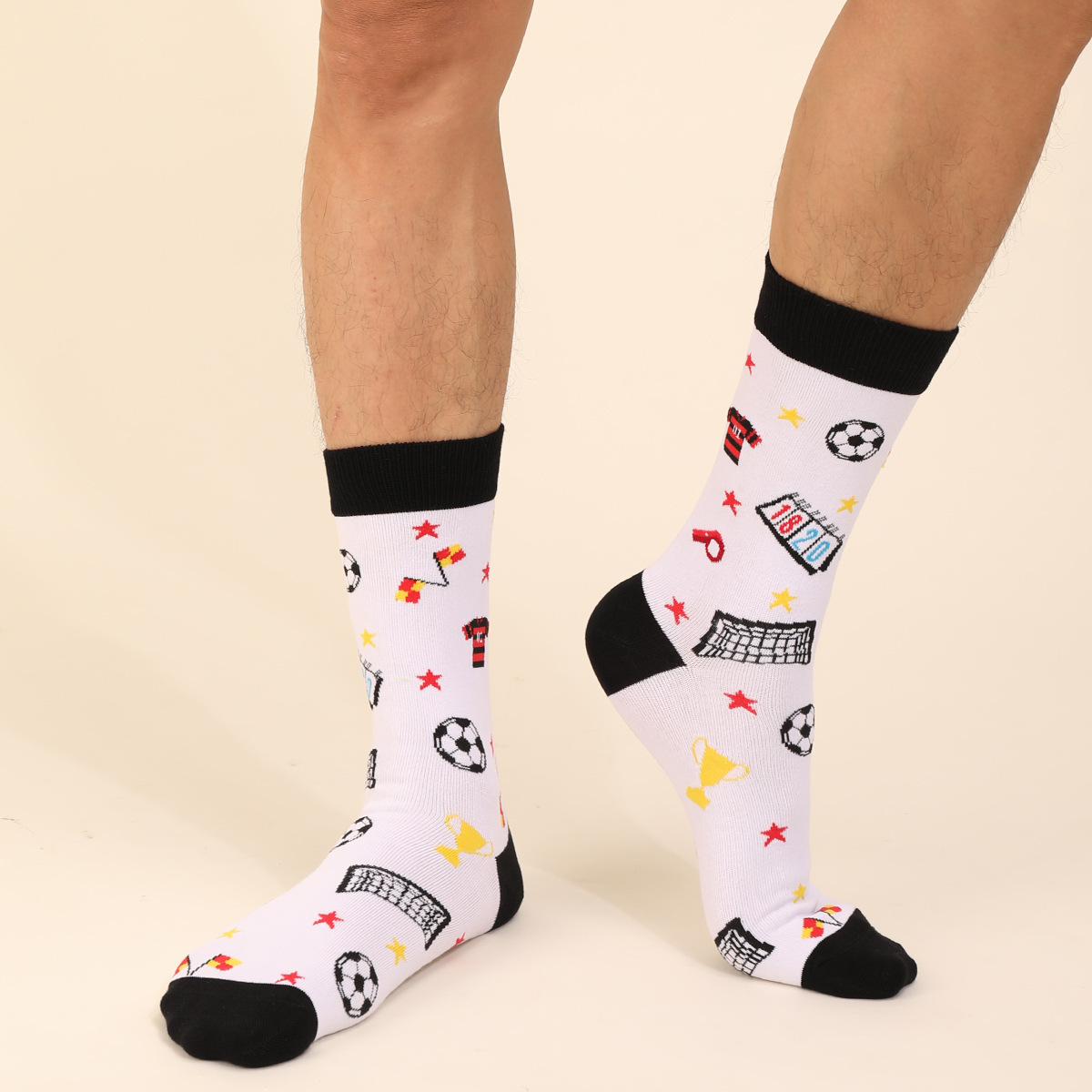 Elite Socks World Cup Footbal Plus-Size Professional Men's Socks, Spring And Summer Combed Cotton Socks, Odor-Resistant Men's Gift Sock