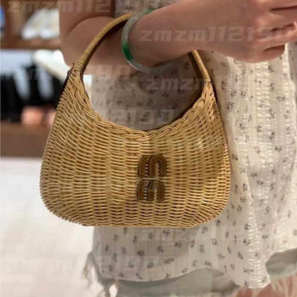 Raffias bucket 10A Luxury Shoulder Designer Top Handlde Hobo Straw Fashion Womens Crossbody Bags New Small Woven Beach Bag Handbags Totes-image-1112825897