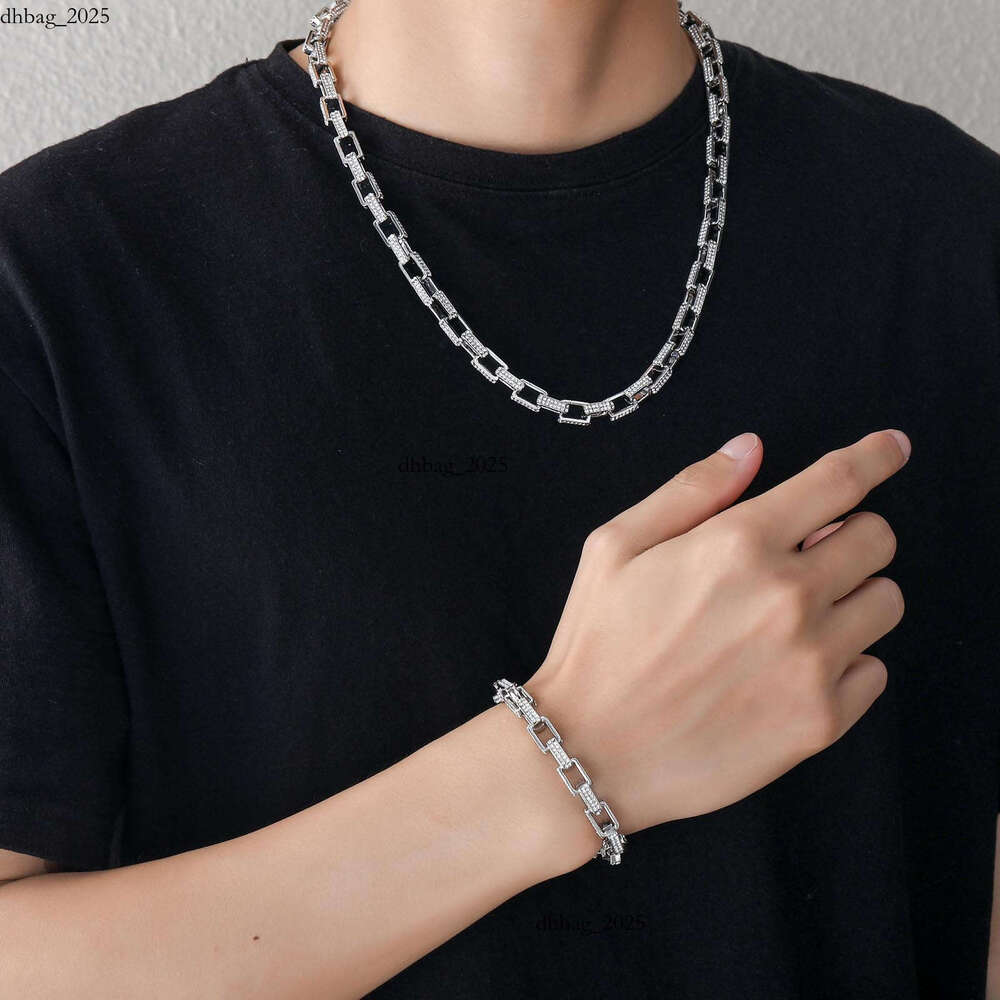 Fashion Jewelry Jewelry Hot-Selling Hip Hop Hiphop Personality Rap Rock Jewelry Street Trendy Men's 0-Chain Necklace