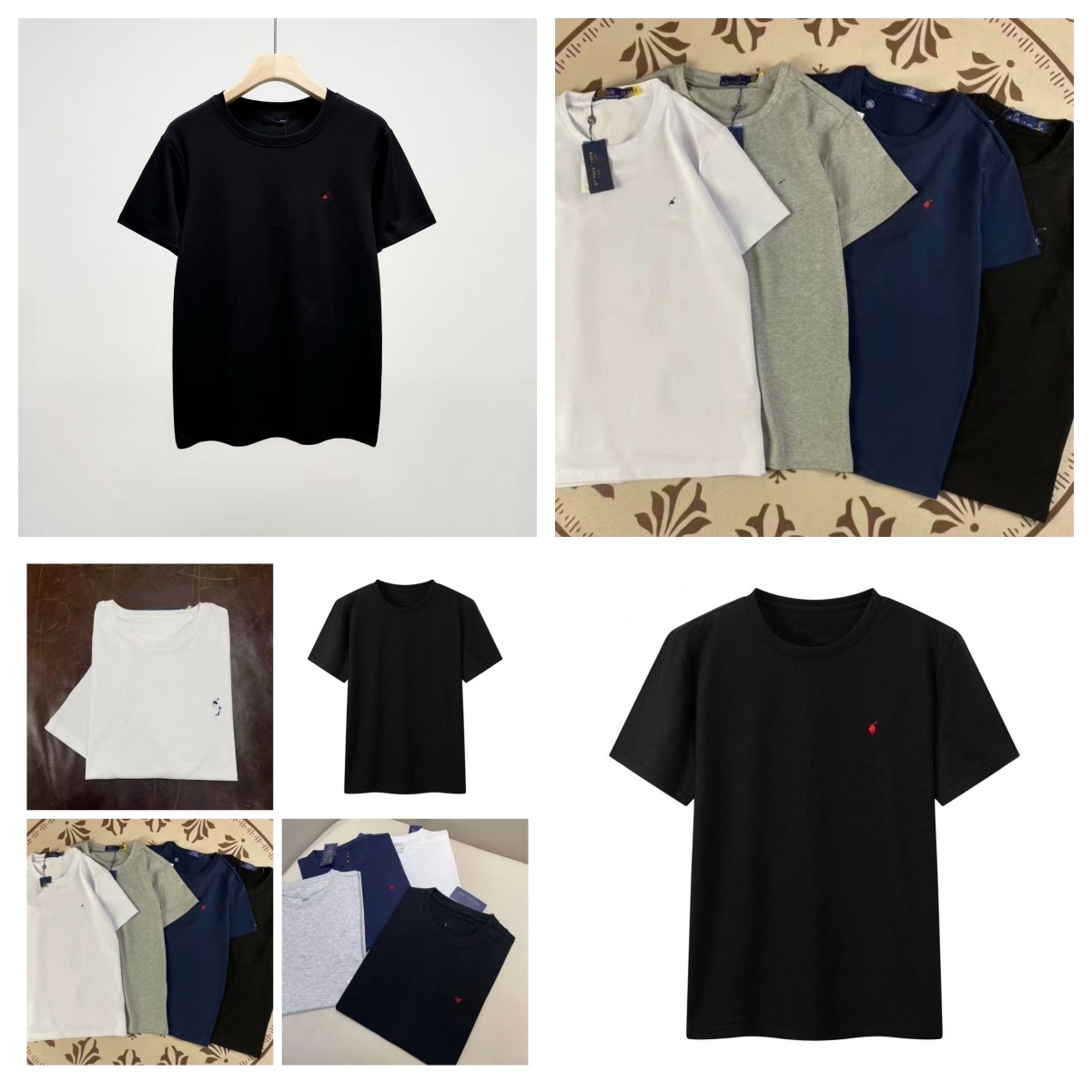 US Designer Mens YOUTH Boy T-shirts Horse Embroidery Logo Cotton 230g 260g Tees Outdoor Sportswear Soft Tops Adults Minimalism Short Sleeve 16$