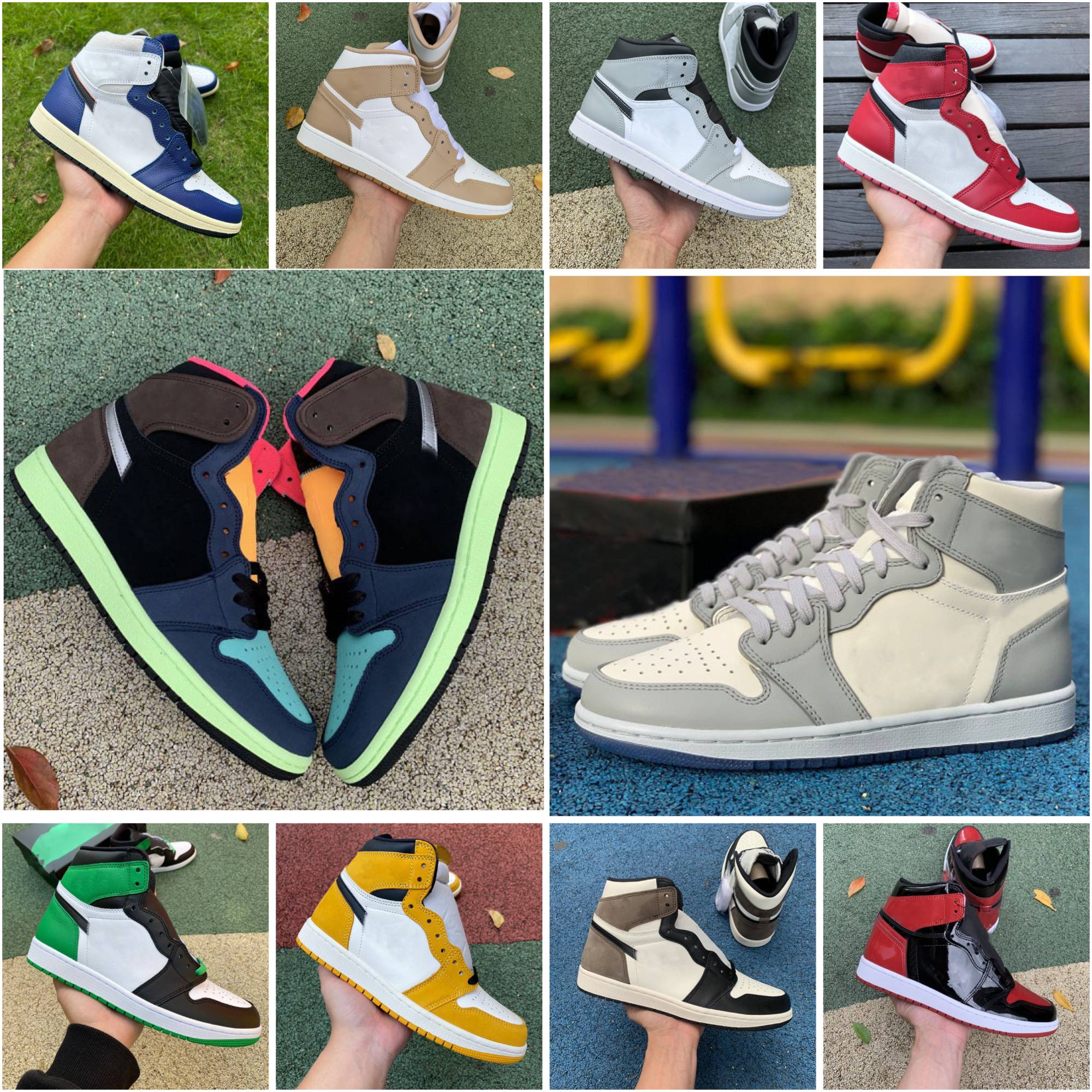 2026 Designer 1 Basketball Shoes Men Women j1 1s University Blue Dark Mocha Chicago Top UNC Hyper Royal High Bloodline Satin-Snake Taupe Haze Mens T