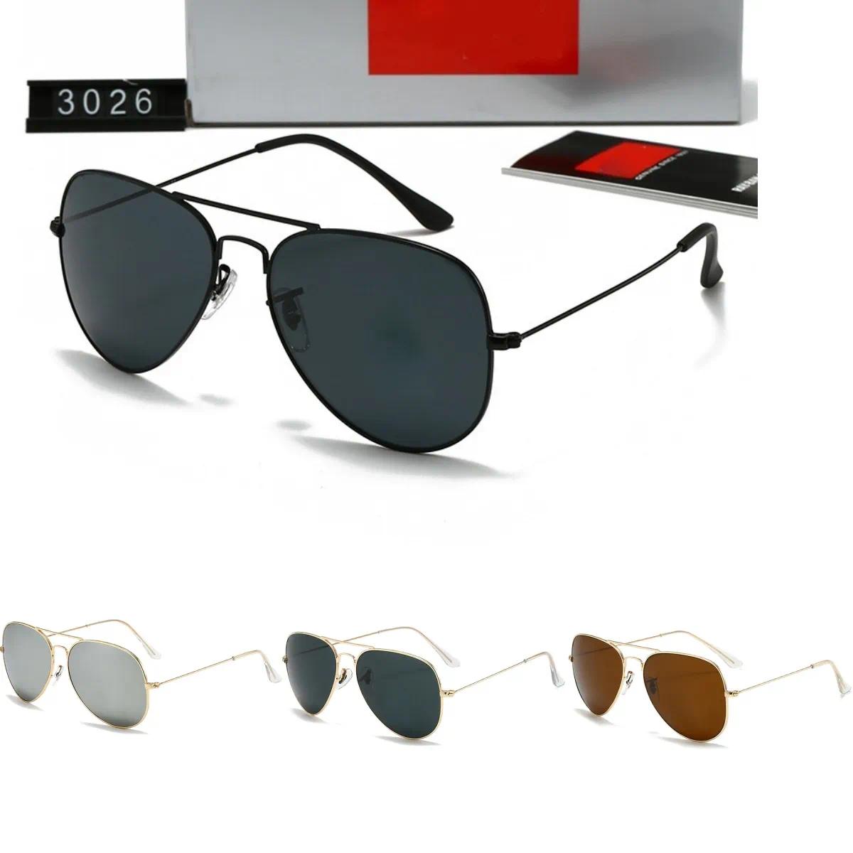Designer Sunglasses Glass Lens Classic Brand Retro Eyewear For Mens Women Bands Frame Designers Female Male Sun Glasses With Box