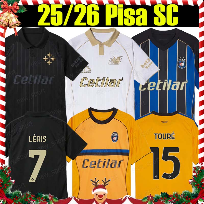 4XL 25/26 PISA SC Soccer jerseys NZOLA MEISTER LERIS PICCININI BUFFON AEBISCHER ANGORI MOREO TRAMONI STENGS Men kids kit socks Football shirts-image-922212132