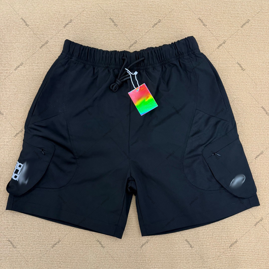 Mens Cargo Shorts Alcatraz Style 4-Star Quick Dry Drawstring Waist 5-Inch Sports Shorts Streetwear Trendy-image-1101765603