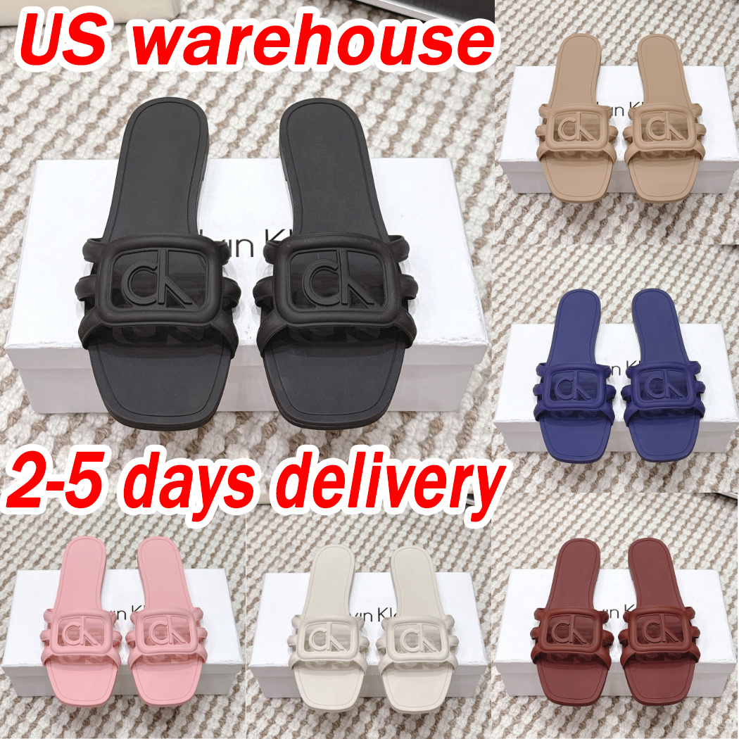 2026 New Popular Designer Sandals Women's Fashion Slippers Jelly Feel Lightweight Breathable Lazy Summer Flat Beach Sandals Top Quality Luxu
