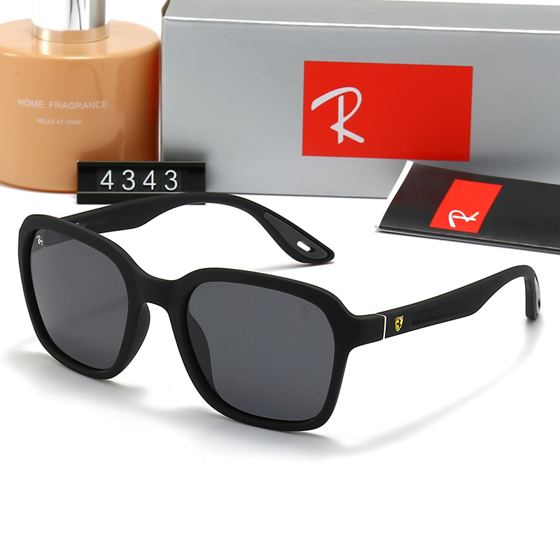 A4343 Men Classic Rayities Banities Brand Women Polarization Driving Sunglasses Luxury Eyewear Metal Frame Designer Bands Beach Travel Vacation Sun