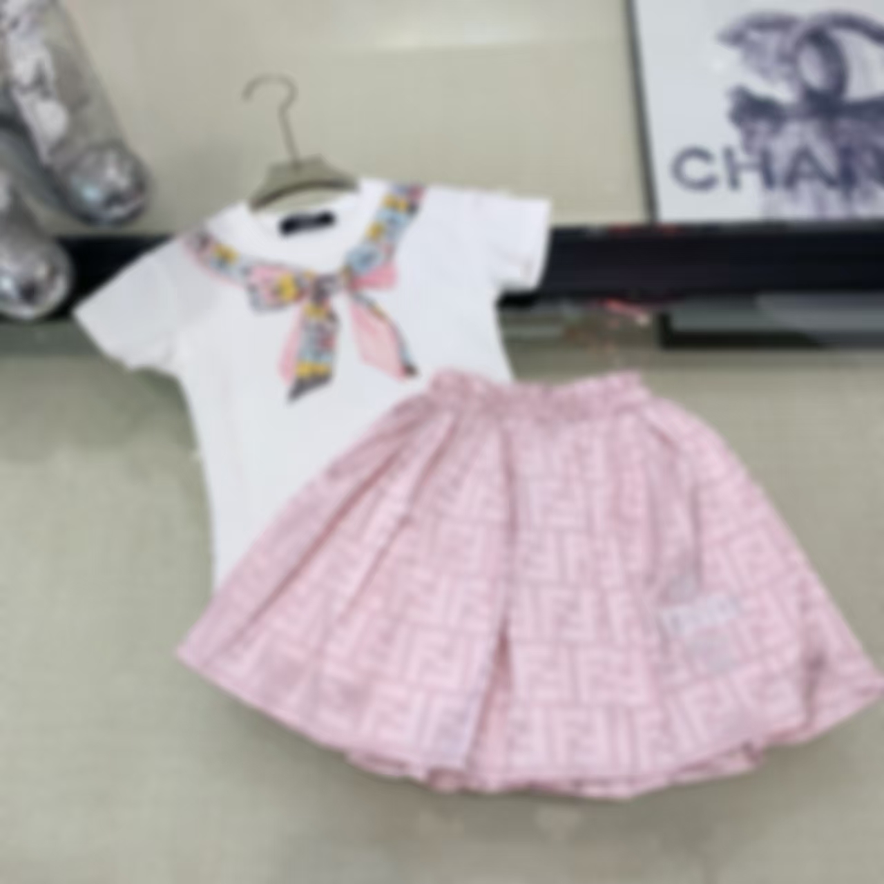 Baby Girl Dress CLOTHE Summer toddler girl Luxury Princess Dresses Pink color Designer kids clothing sets 2026