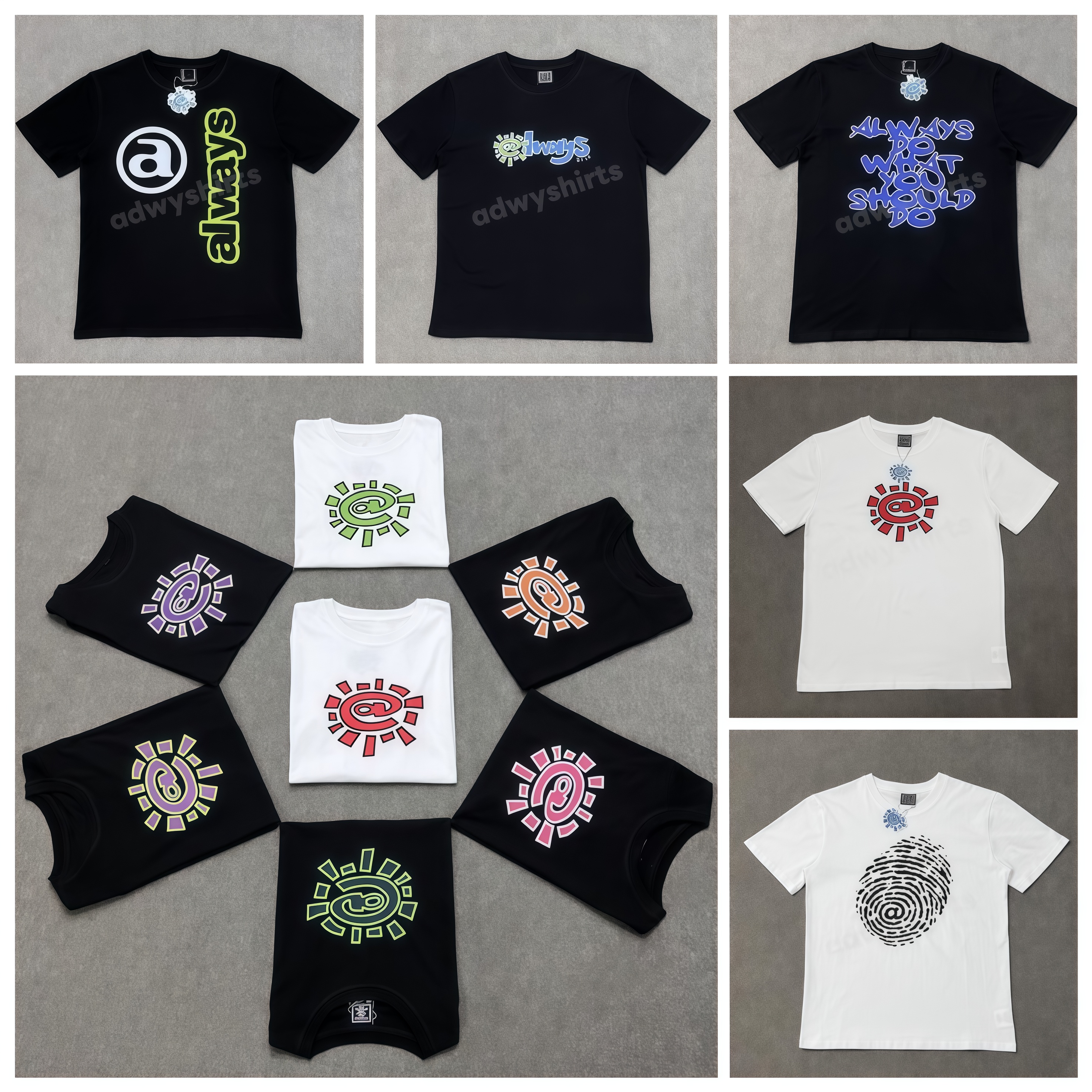 Mens T Shirts Trade ADWYSD Sun Print Short Sleeve Summer match T-shirt High Street Unisex Loose Casual Versatile T-Shirt Cotton Loose Comfortable T