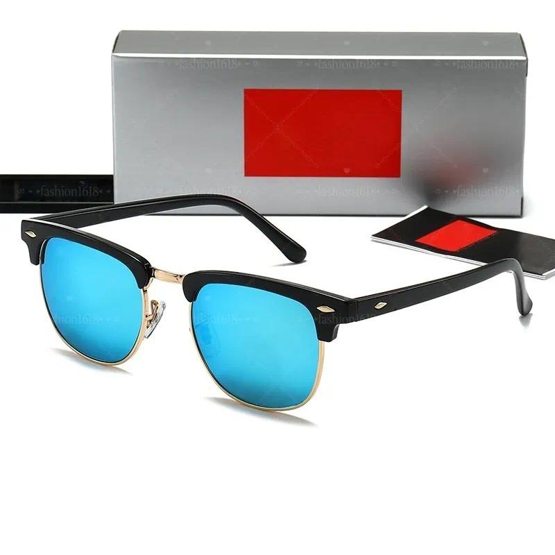 Top Luxury Brand Polarized Designer Mens Women Pilot Sunglasses UV400 Eyewear Glasses Metal Frame Polaroid Lens Sun Glasses