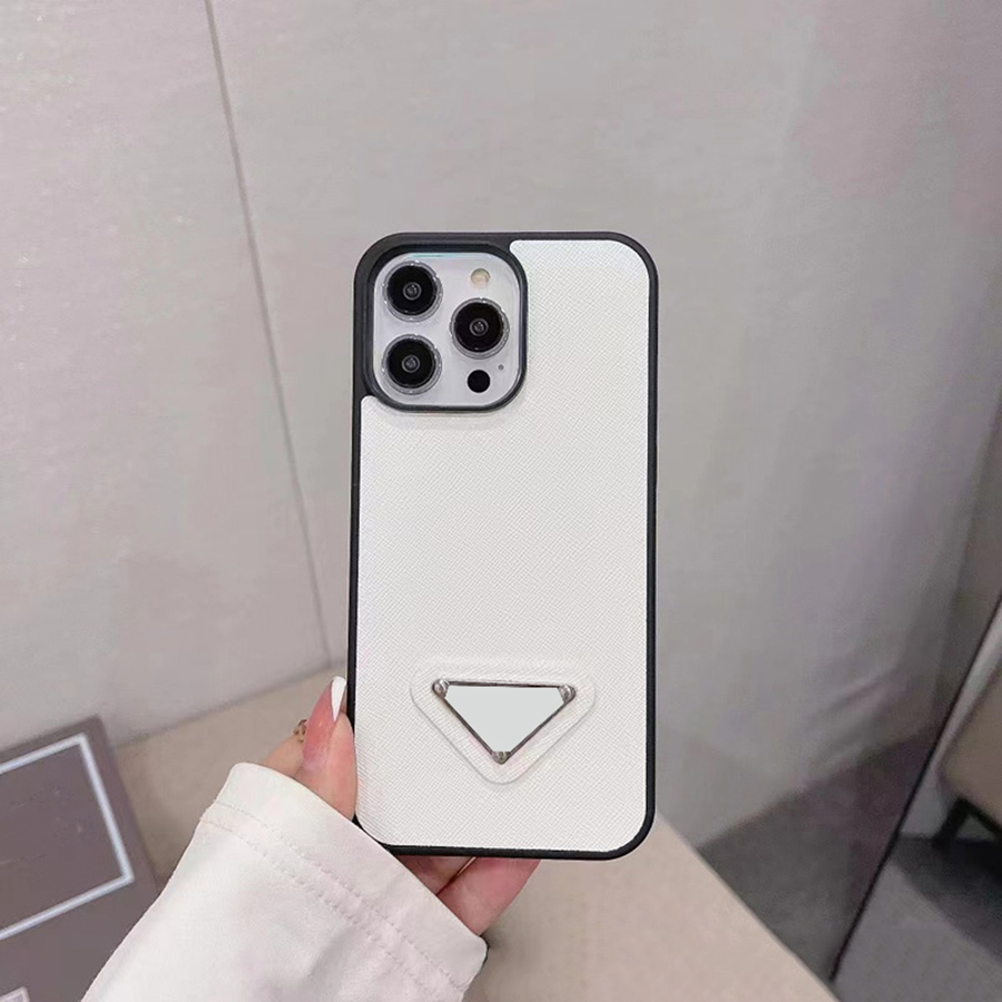 Silicone Frame Luxury Phone Case For Iphone 15 14 13 12 Pro 11 Max Metal Triangle Logo 13Promax Phone Case 14Promax For Apple 12Promax 15Promax C
