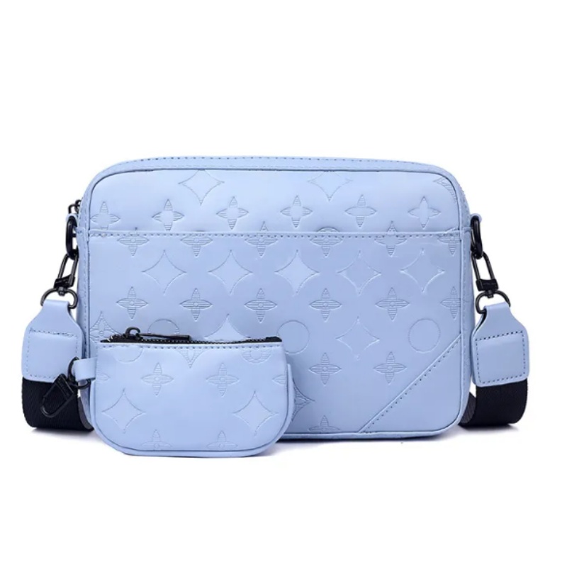 10A High Quality Designer bags mens womens POCHETTE TRIO Cross Body Wallets Leather tote bag Patchwork handbag shoulder bags Totes Purse Crossbody B