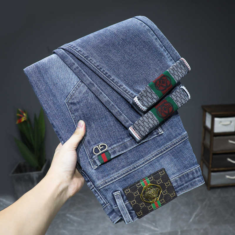 Vintage Jeans Men Chic Summer Fashion All-match Loose Wide Leg Trousers Denim Cozy High Waisted Teen Unisex Straight Casual PantT260316