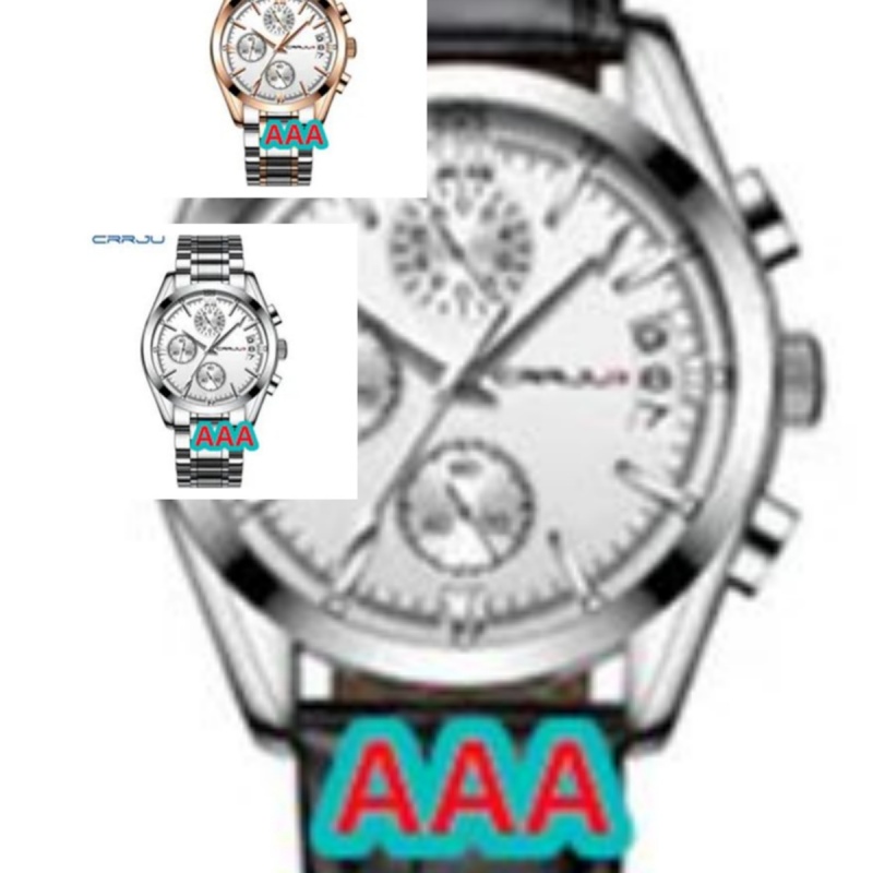 Designed Chronograph Timepiece with Durable Water Resistance casual and versatile New gentlemens quartz 1047$