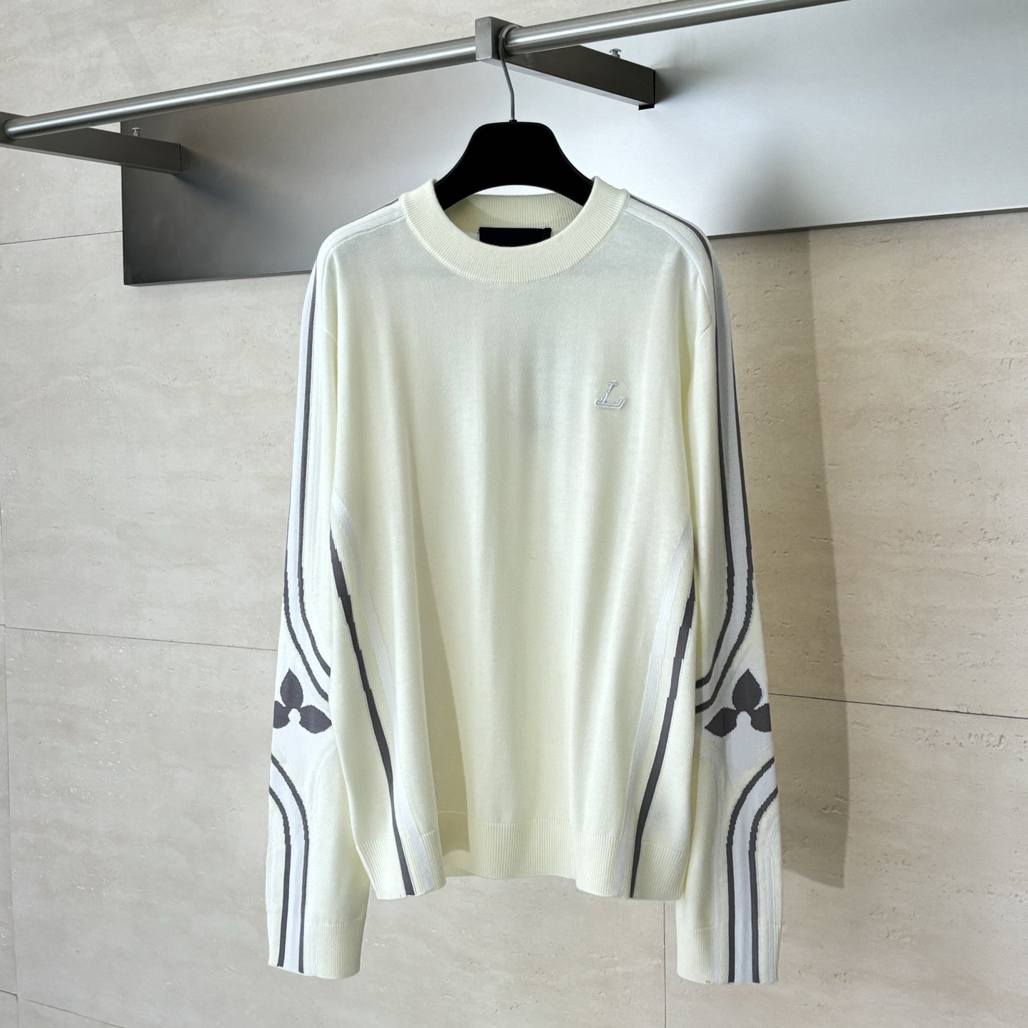 High quality designer men's sweaters, fashionable jacquard round neck sweaters, casual street letter sweaters, spring and autumn long sleeved t