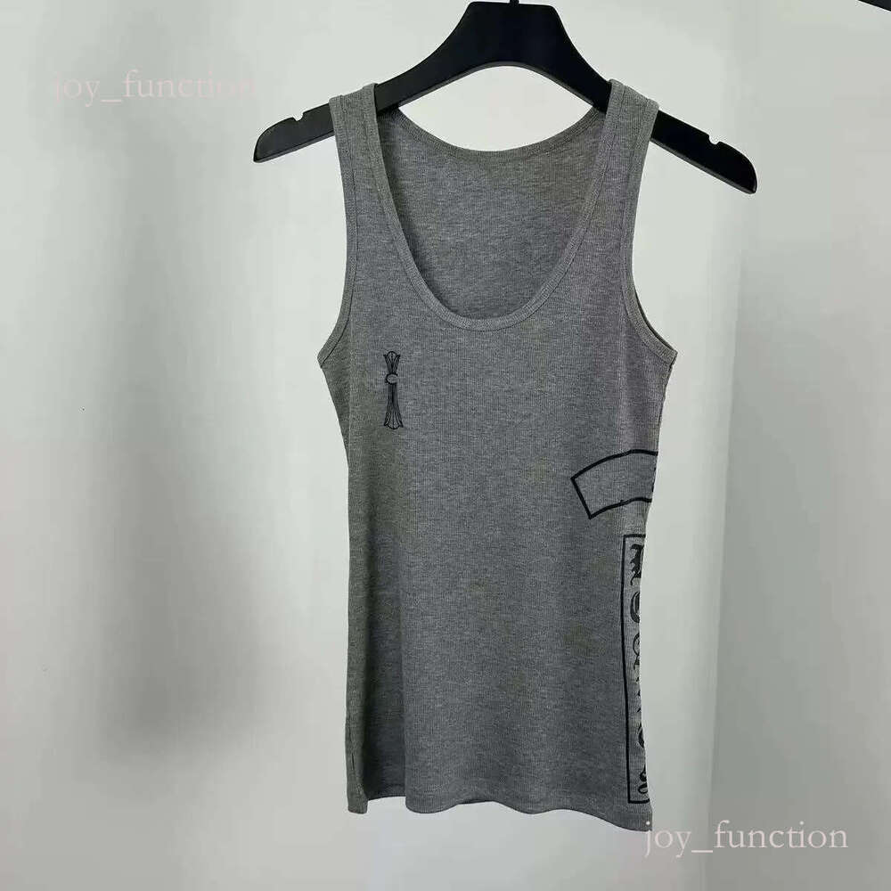 Chrome Luxury Brand Designers Designer Tight Clothes Shirt Women Tank Pure Chrome Aleggings Letters Printed Graphic Tee T-Shirts cross hoodie woemn