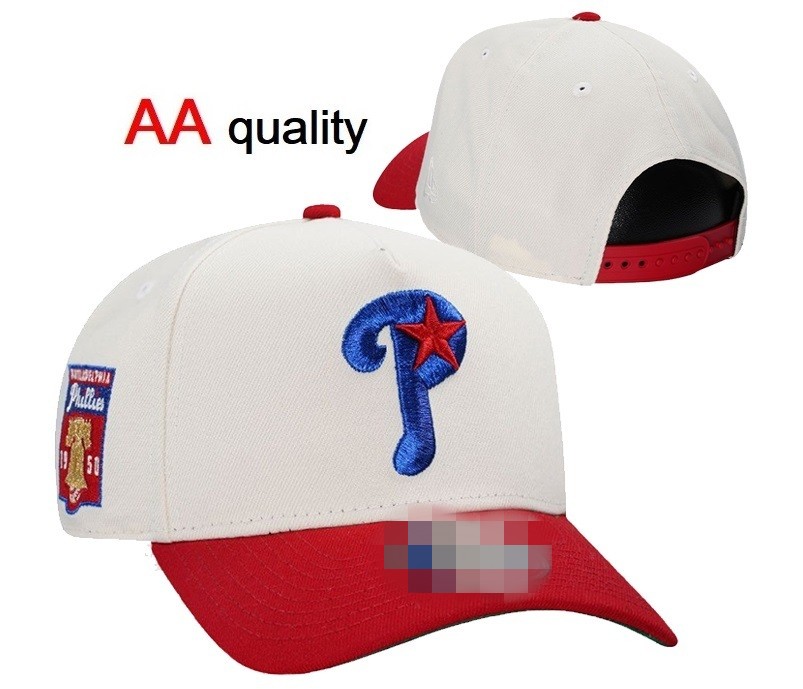 Designer Baseball A-Frame Adjustable Hat Trends Street Hip-hop Caps Philadelphia Sport hats Men's curved brim hats A's letter athletics tr