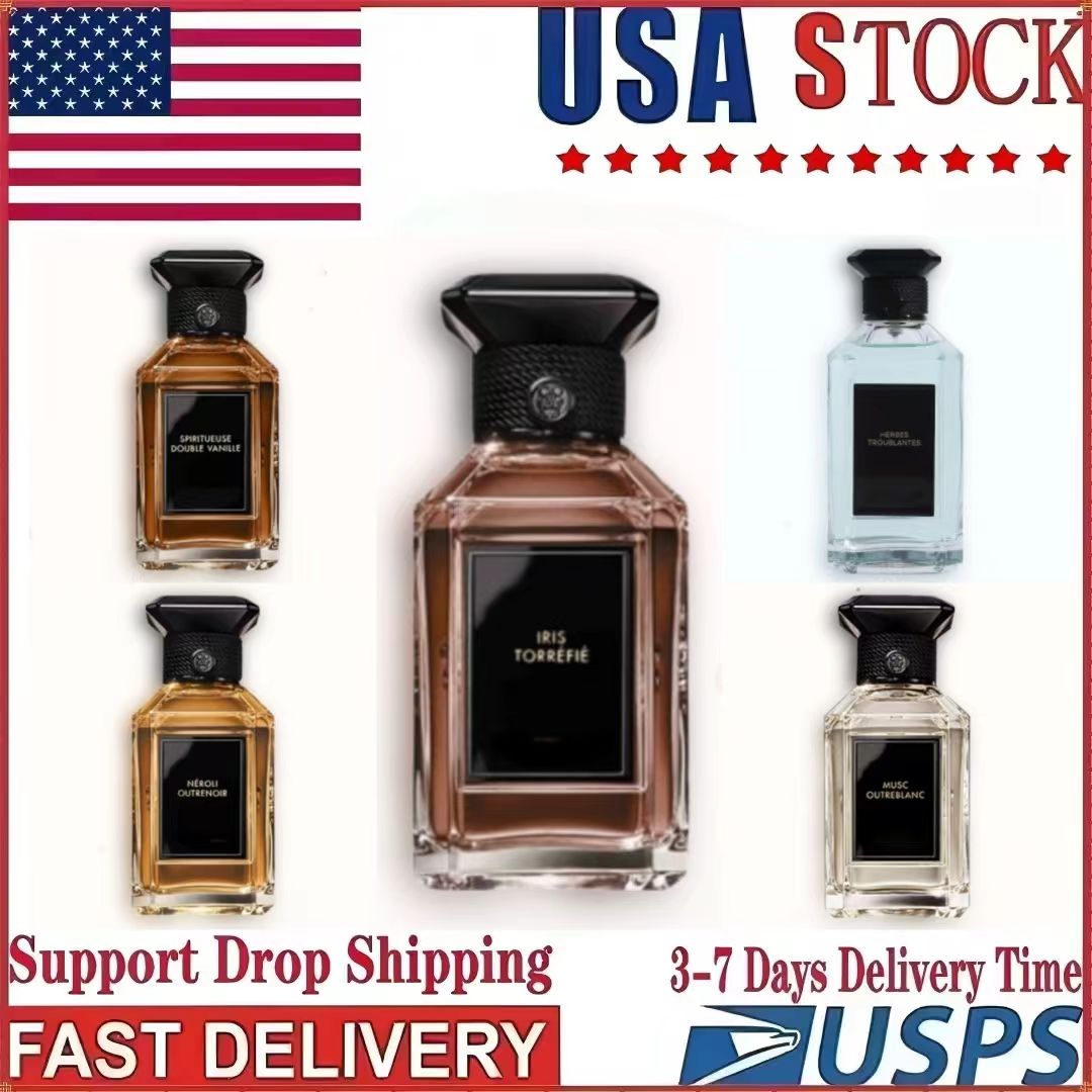 Designer per cologne US days delivery Per 100ml ROSE BARBARE NEROLI OUTRENOIR HERBES TROUBLANTES CUIR BELUGA Wen Men Fragrance Long La Good Smell Y2