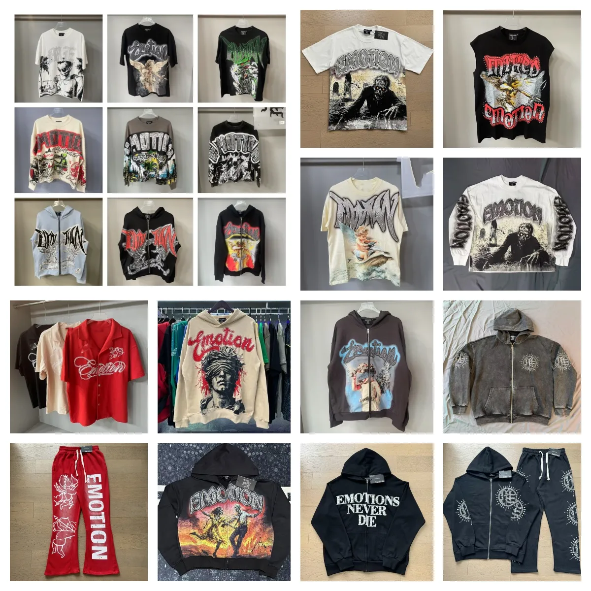 Designer t shirt mixed emotion Men's shirtsshorts Boxy Fit Clothing MIXEDEMOTION Skulls Print ShirtSummer Breathe clothes MenWomen High Qual-image-1101895451