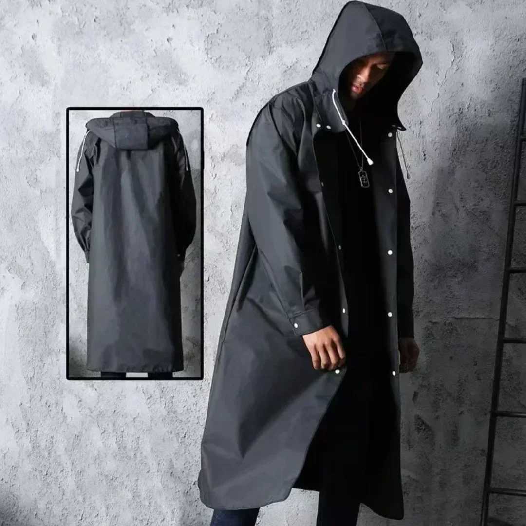 2026 New Luxury Designer Non Disposable Raincoat Long Full Body Rain Proof Mens Adult Women Transparent Thickening Portable Z260416 Free Shipping