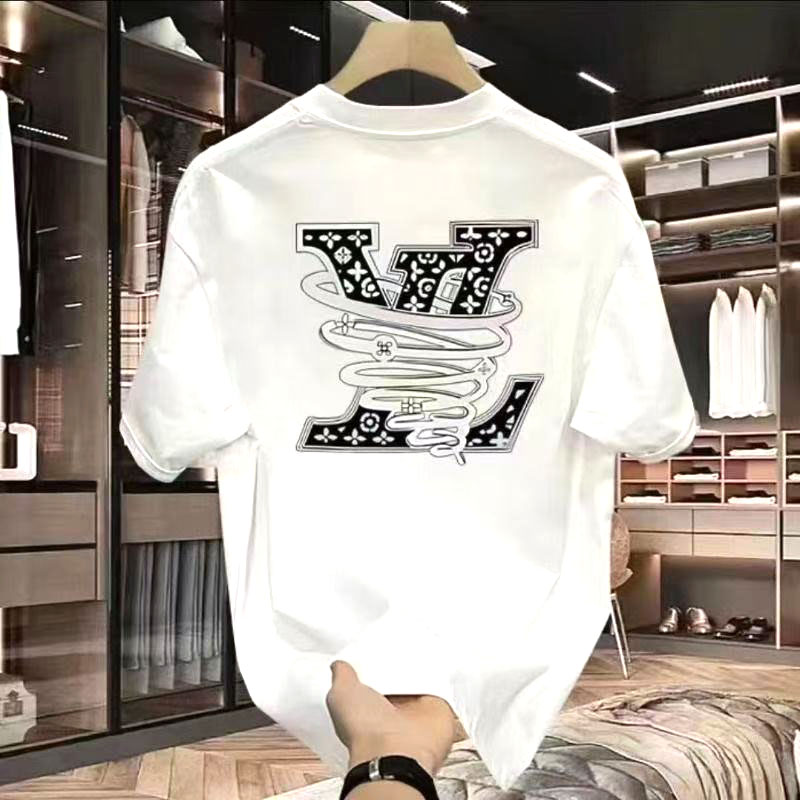 Men's T-Shirts Designer Mens T-Shirts Madam Tees Side Double Sided Tshirts Graphic Colorful Cashew Lightning Cotton Shirts S-5XL