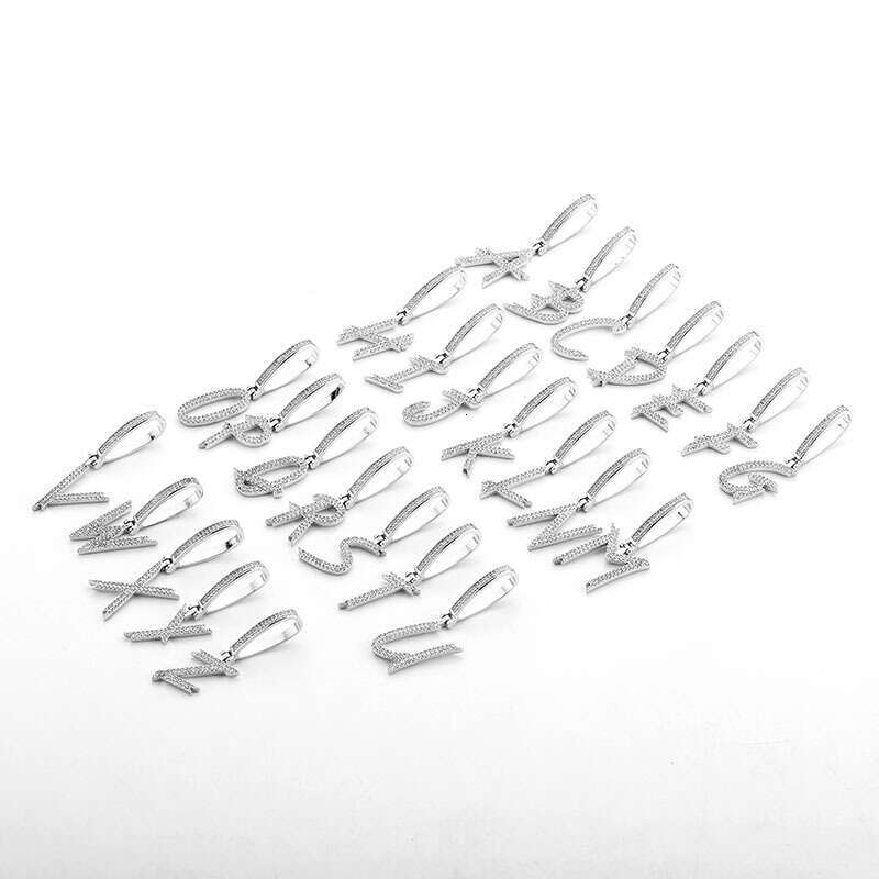 Jewelry INS Jewelry Trend New 26 Letter Personality Unisex Hip Hop Necklace Pendant DIY Phrase