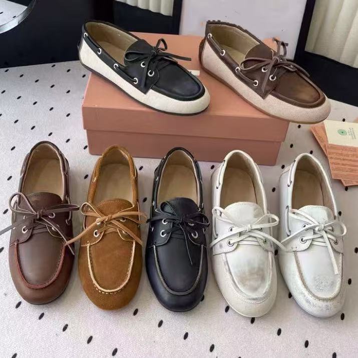 Casual Women's Loafers Suede Genuine Leather Spring Autumn Dance Comfortable Nurse Work Shoes Black Red Brown Flats Womens Loafers Shoes Genuin