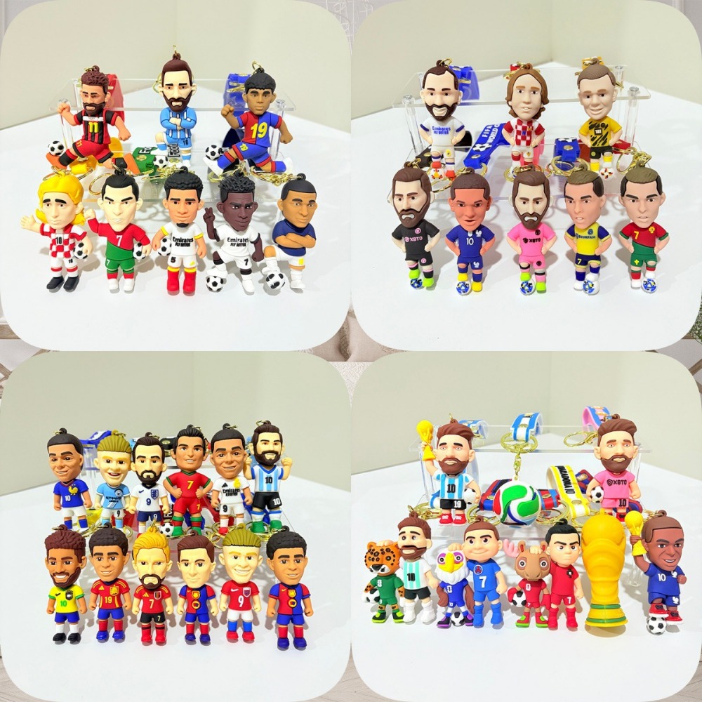 World Cup Football C Romesi Cute Harland Keychain Doll Star Bag Pendant Small Gift-image-1102209801