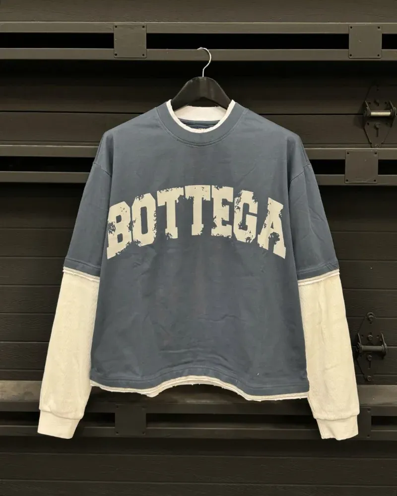 2026 Men's T Shirts Street Fashion Letter Printed Cotton Round Neck Long Sleeve Mens Designer TshirtLong Sleeve Men Trendy Brand Casual Loose O