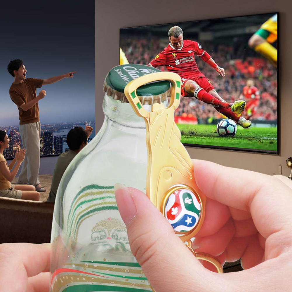 2026 US-Canada-Mexico World Bottle Opener Keychain Pendant Football Hercules Cup Rotatable Fan Small Gift-image-1102209746
