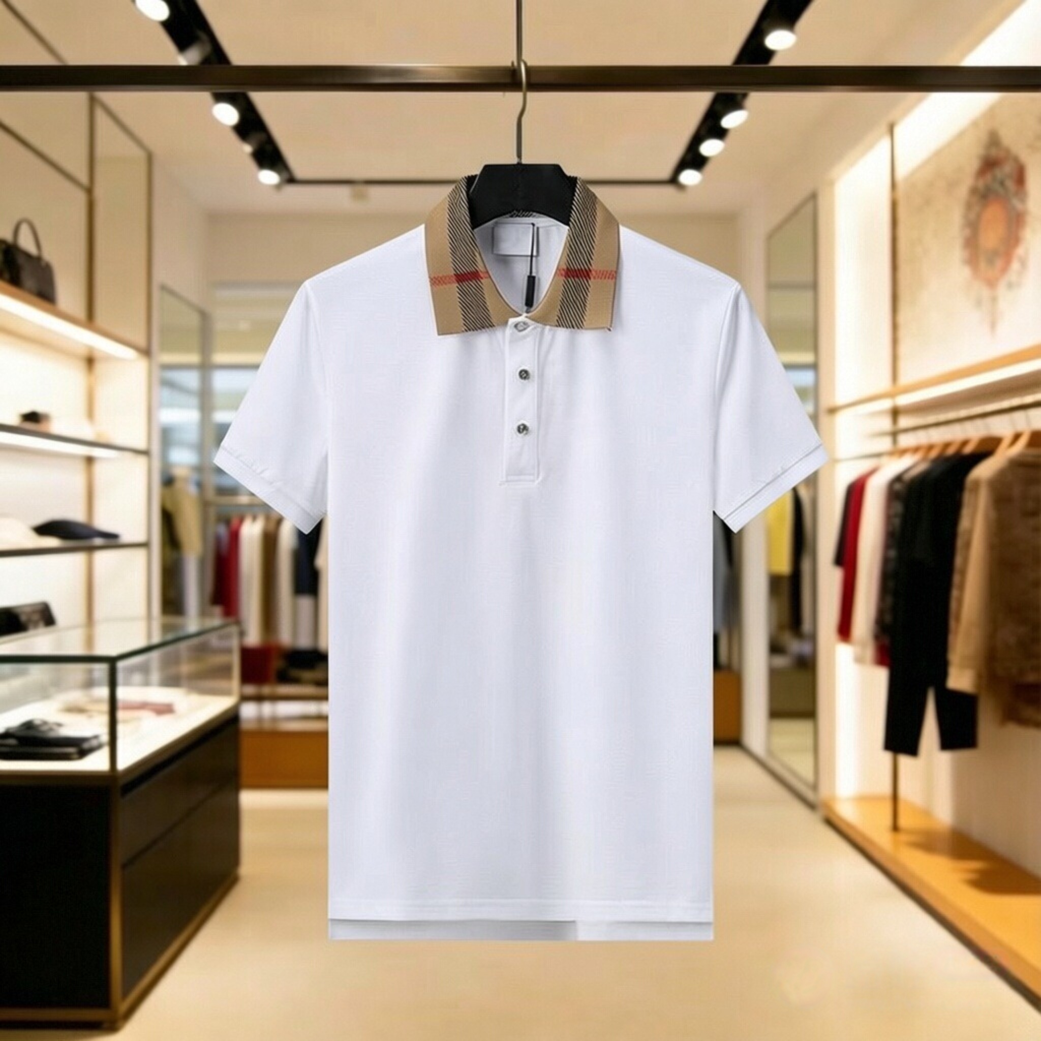 Men's POLO shirt designer's new spring and summer style for gentlemen featuring business and fashionable elements size M-3XL