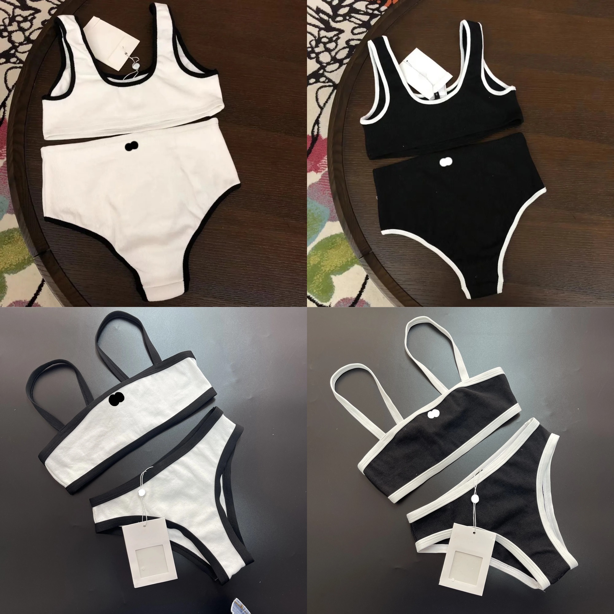 Designer Women's Swimwear Summer Beach Sunshine high-end luxury bikini C letter swimsuit diamond stitching sexy one-piece two-piece bikini s-image-1018991187