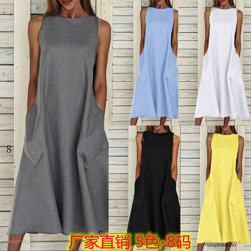 Women Casual Knitted Dress Slim Solid Mini Long Sleeve Dress Ladies Cotton and Linen Plus Size Boutique Ethnic Greek Style Long Dres