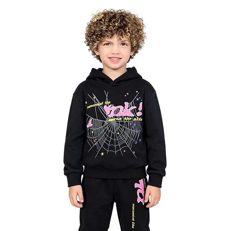kids designer clothes boys Hoodie Pants Set Cotton Streetwear Printed Sweatshirt Suit for Girls Spring childrens tracksuit -10 Autumn Casual Two-image-1101973971