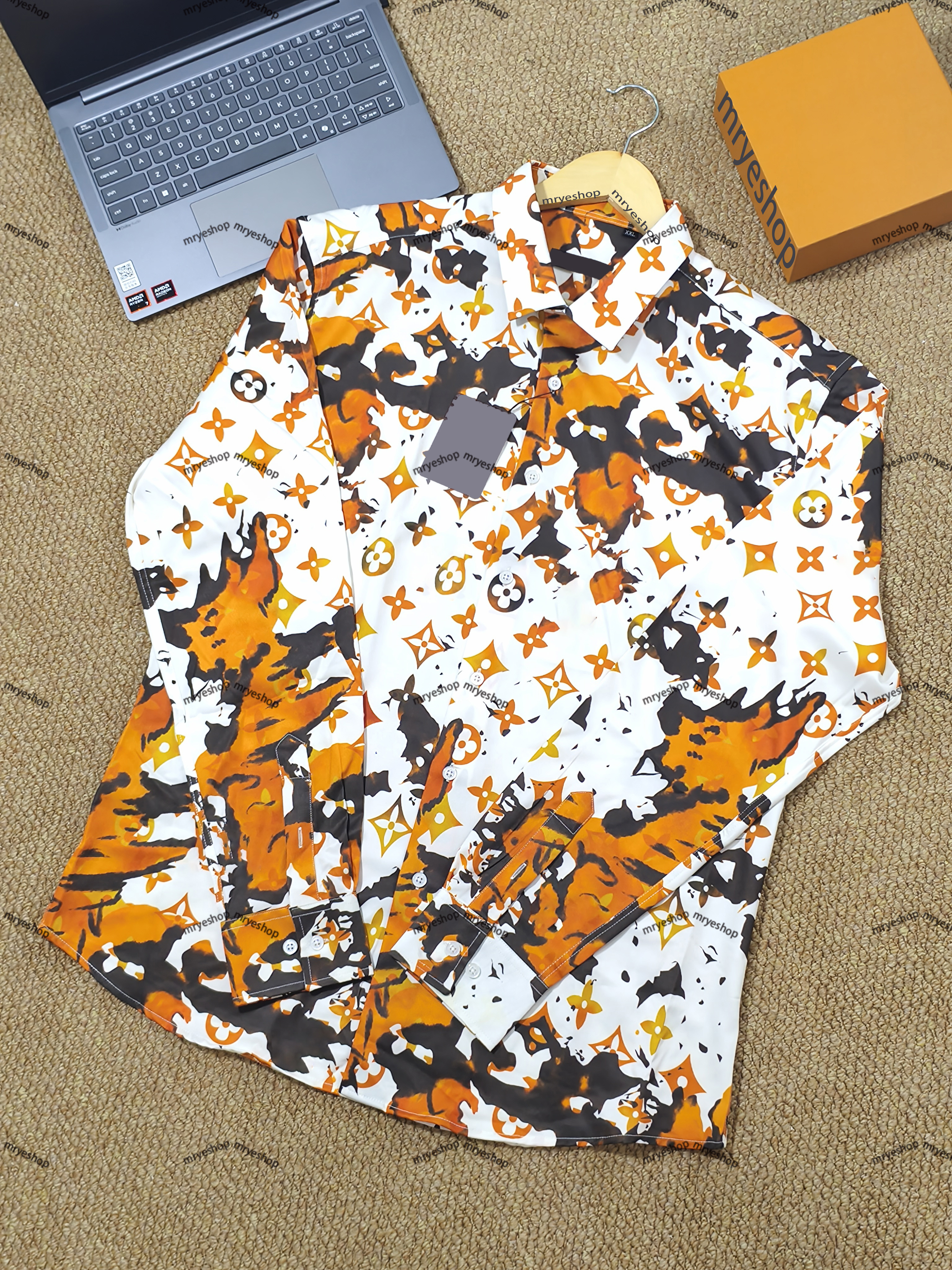 Overhemd met lange mouwen voor heren, nieuw designer herenoverhemd, bussness-shirt in luxe stijl.Aziatische maat M-XXXL.