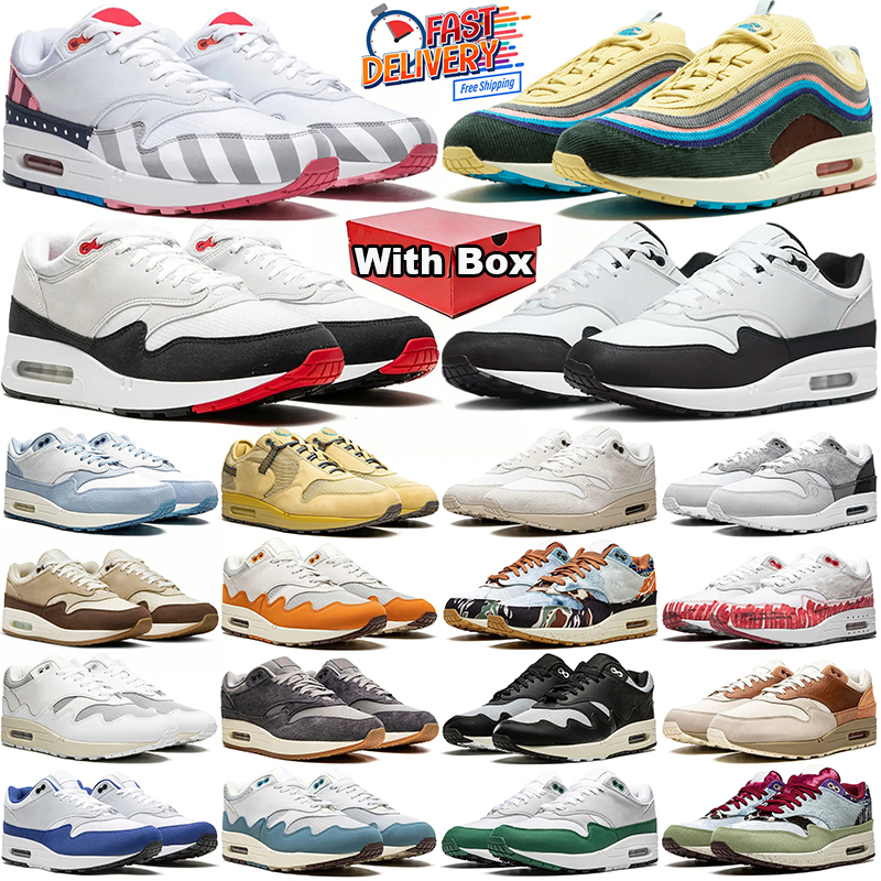 Sean Wotherspoon 1 1s chaussures de running Cool Grey Black White Orange Camouflage pour femmes hommes, sneakers outdoor, livraison gratuite