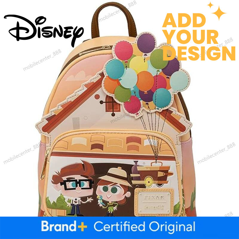 Designer Disney Toy Story Alien Sequin Mini Zaino Pixar Up Working Buddies Borsa a tracolla da donna con doppia tracolla Borsa in pelle per bambini