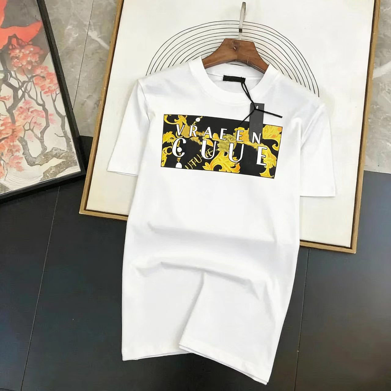Men's T-Shirts T Shirt Mens Desinger Shirts Luxury Brand Green Tee Tshirts sweater sweatshirt For Women and Men 100% Pure Cotton S - 5XL