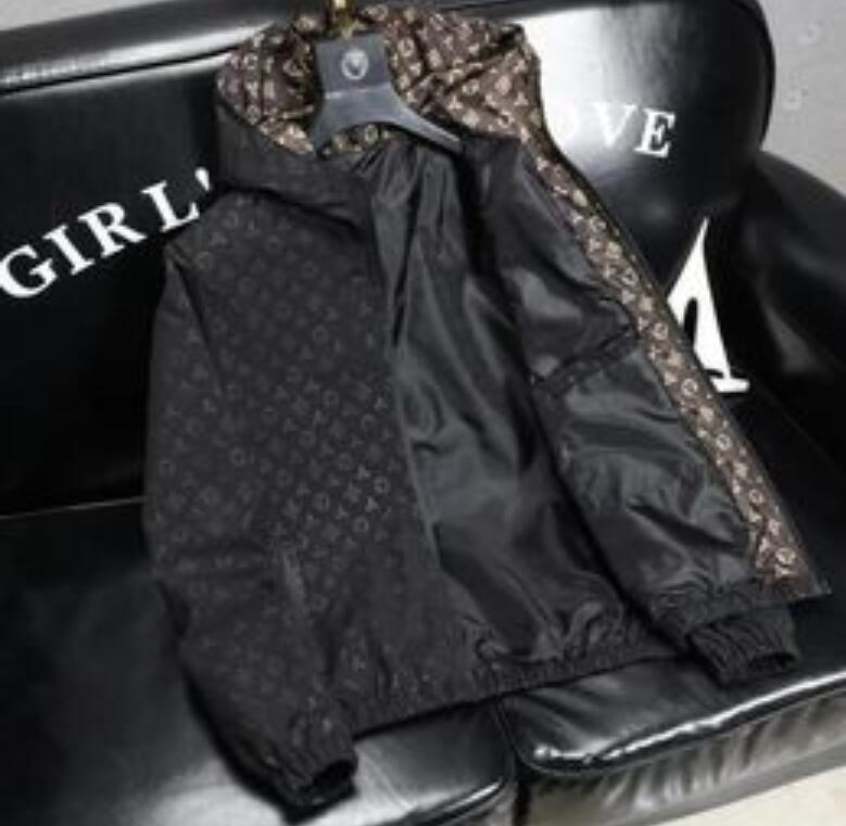 Mens Jackets spring and autumn Designer New Loose Long sleeved Single breasted Contrast Cardigan men Coat