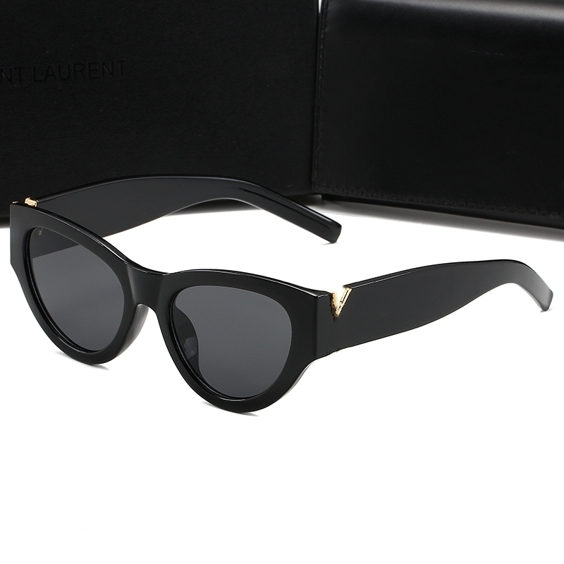 Fashion Designer Sunglasses Women Cat Eyes Glasses Womens Sunglass UV400 Polarized Glass Lens With Box