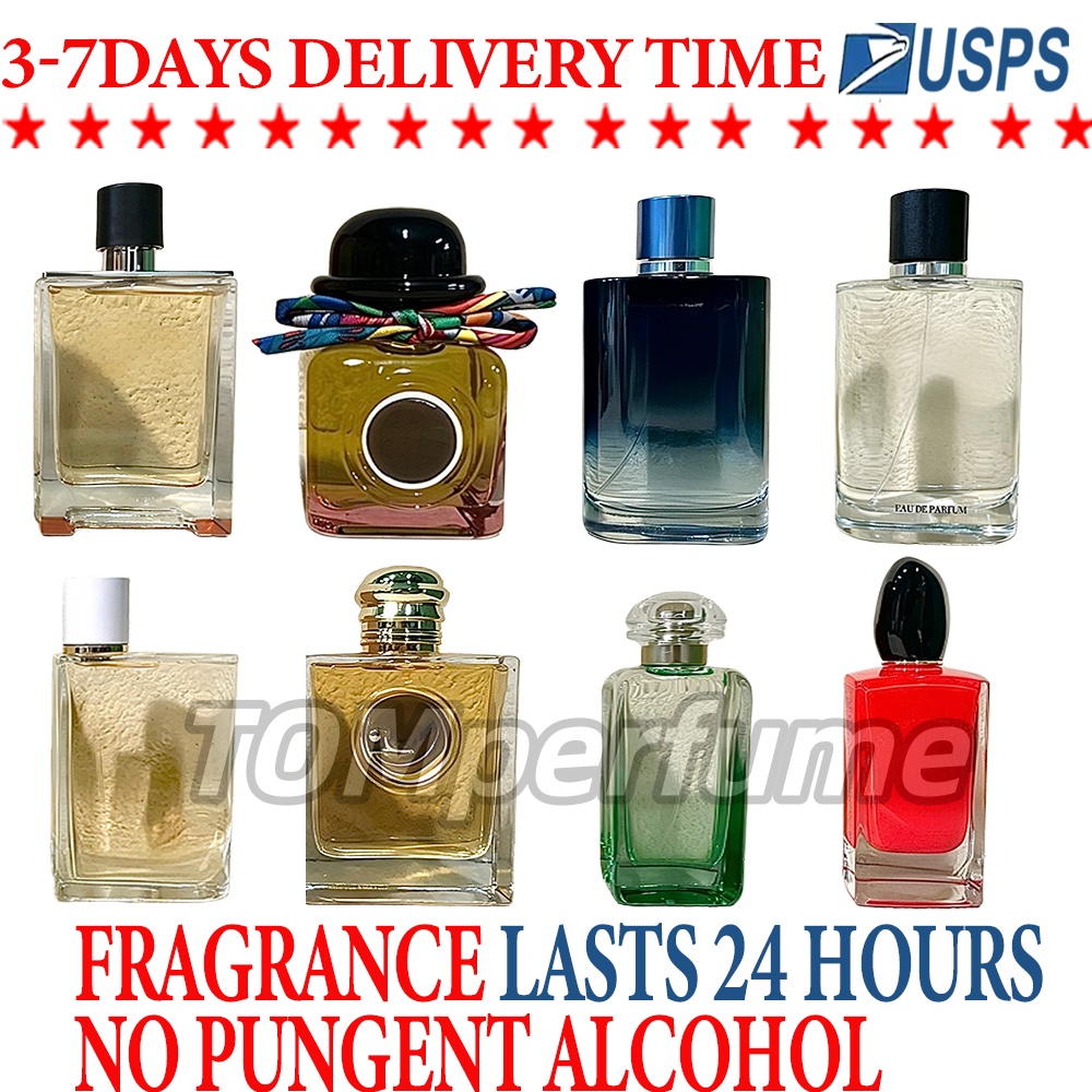 Receipt High Quality Cologne Women Men Designer Perfume Luxury Unisex 100ml 3.4oz Eau De High quality perfume fragrance lasts 24 hours-image-1102109387