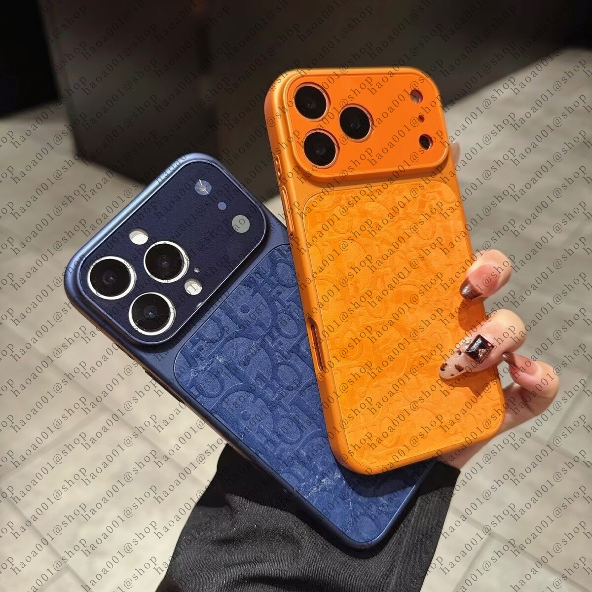 Luxury Phone Case for iPhone 17 16 15 14 Pro Max Leather, Designer iPhone Case MagSafe 14 13 Pro for Women Men Good Grip Shockproof Slim Anti-drop C