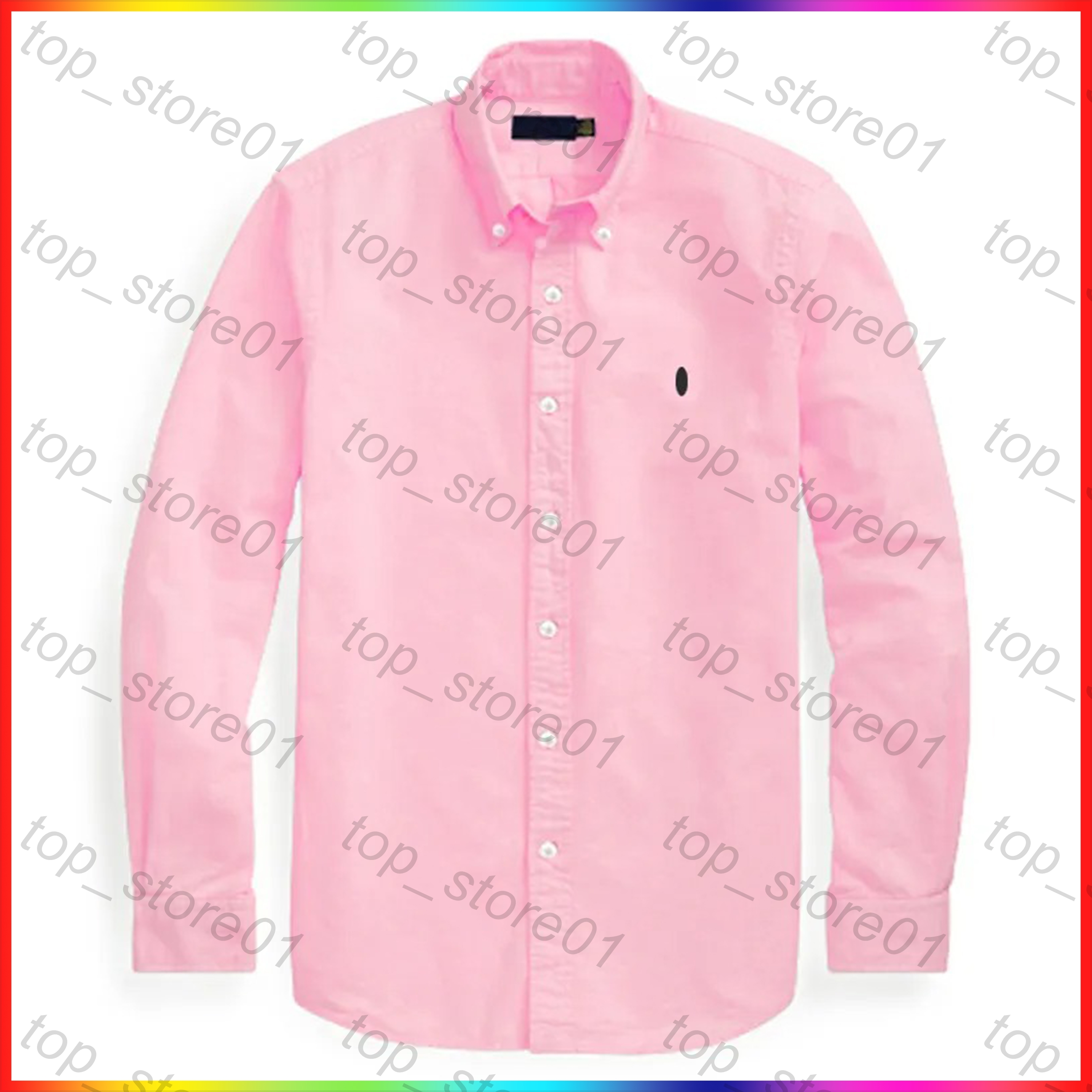 2026 Mens Shirt Designer Tshirts Summer fashionable Horse Embroidery Polos Shirt Tops Streetwear Solid Color Blouse Business Leisure Oxford Textile