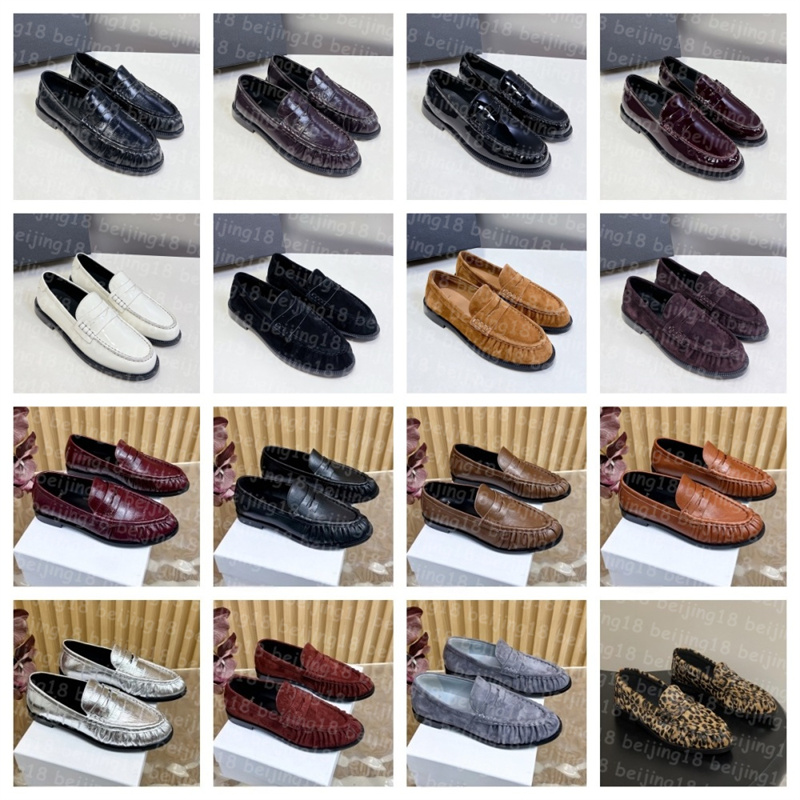 Mocassins de créateur de mode de qualité supérieure, sandales pantoufles chaussures pour femmes et hommes 30703 28521