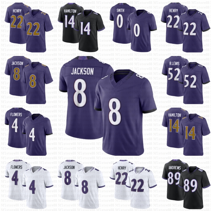 2026 New BaltimoreS Raven Jersey Derrick Henry Lamar Jackson Roquan Smith Zay Flowers Ravenss Jersey Hamilton Mark Andrews Wiggins Lewis Reed Foo-image-917723182