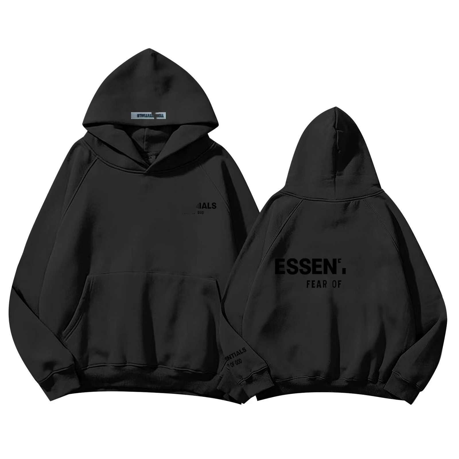 Essential Hoodie Simple Pure Color Letter Print Graphic Tee Esentialss Tracksuit Outdoor Casual Sports Loose Sweatshirt Men Brand Designer Esentials