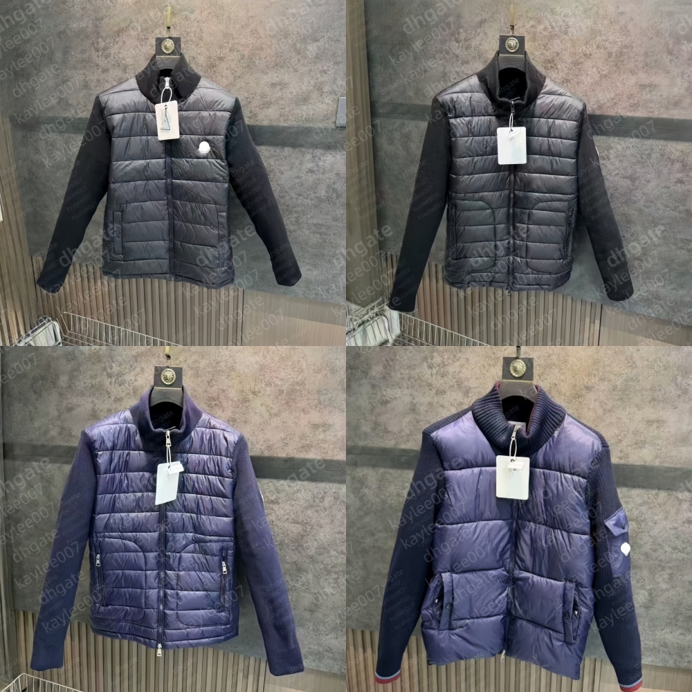 MonestierdeClermon daniel designer puffer jacket men jackets womens cardigan tricot winter warm mens coat outdoor Parka brand doudoune homme sweater