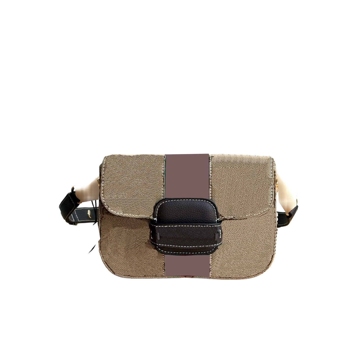 Ce sac à bandoulière design offre suffisamment d'espace pour la poudre, le téléphone portable et le rouge à lèvres, garantissant un look élégant