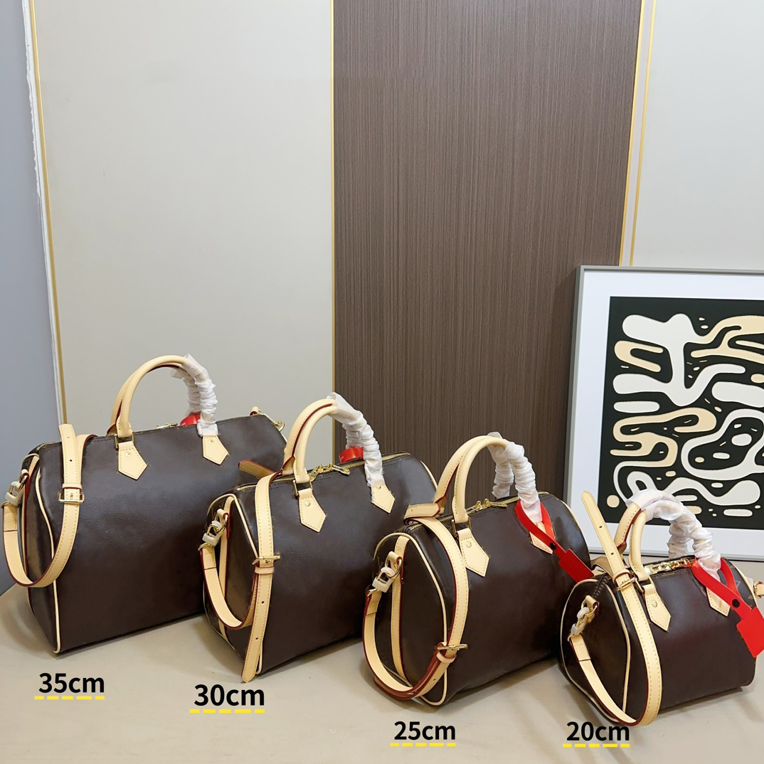 Sac Boston Vintage de créateur pour femmes Sac De Luxe multi-taille Nano 16 20 25 30 35 cm Mini sacoche sac à main classique marron luxe voyage s