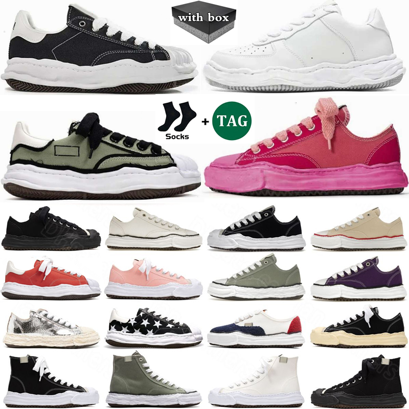 Top Designer Mason Peterson OG Sole Toile Blakey Robe Chaussures Hommes Femmes Entraîneur Dissoed Bas Naturel Hank Entraîneur Bleu Violet Vert No