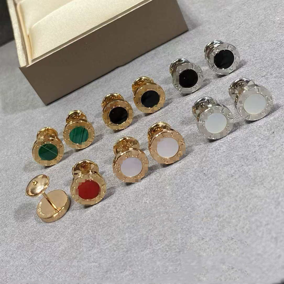 Top Quality 925 silver hoops earrings fashion stud earrings woman Luxury designer earring multi colors jewelry women 18k diamond Wedding luxury fest